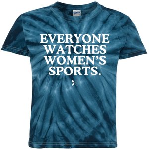 Everyone Watches Women’S Sports Kids Tie-Dye T-Shirt