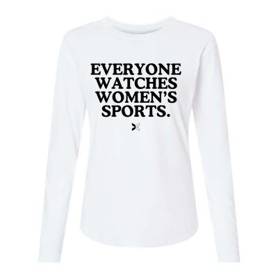 Everyone Watches Women’S Sports Womens Cotton Relaxed Long Sleeve T-Shirt