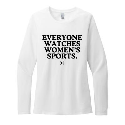 Everyone Watches Women’S Sports Womens CVC Long Sleeve Shirt