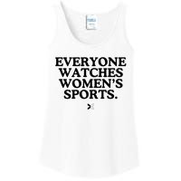 Everyone Watches Women’S Sports Ladies Essential Tank