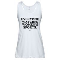 Everyone Watches Women’S Sports Ladies Essential Flowy Tank