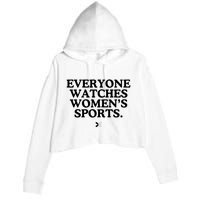 Everyone Watches Women’S Sports Crop Fleece Hoodie