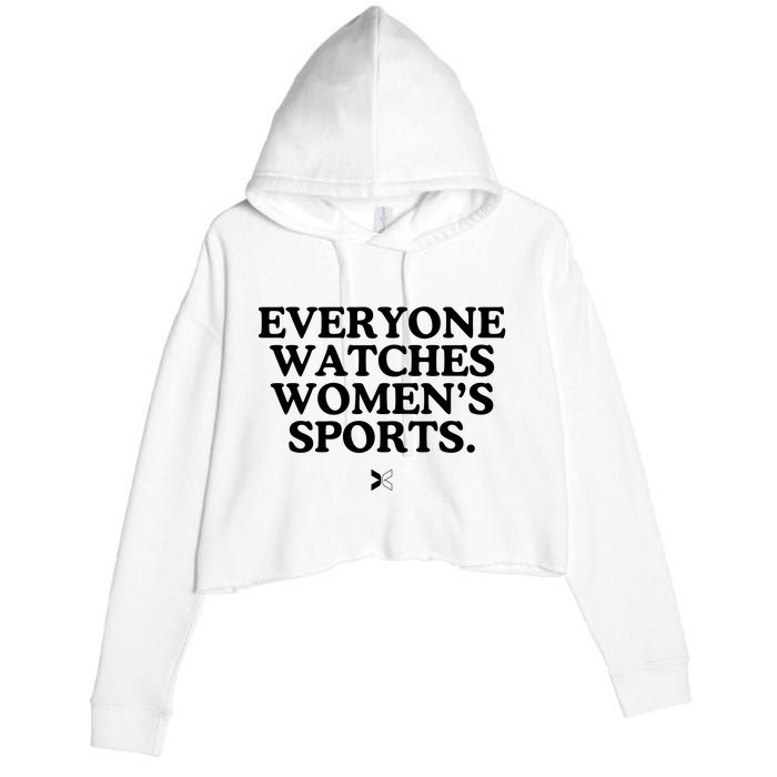 Everyone Watches Women’S Sports Crop Fleece Hoodie