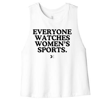 Everyone Watches Women’S Sports Women's Racerback Cropped Tank