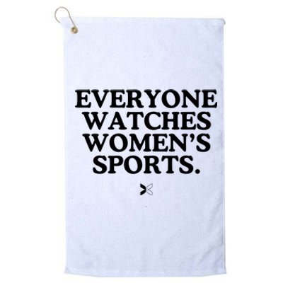 Everyone Watches Women’S Sports Platinum Collection Golf Towel