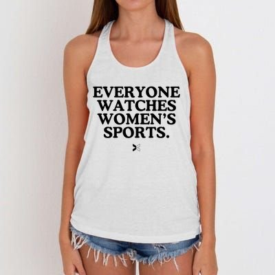 Everyone Watches Women’S Sports Women's Knotted Racerback Tank