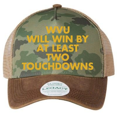 Eerrational Wvu Will Win By At Least Two Touchdowns Legacy Tie Dye Trucker Hat