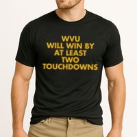 Eerrational Wvu Will Win By At Least Two Touchdowns Performance Shirt