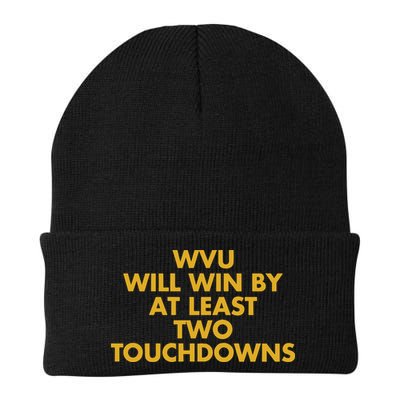 Eerrational Wvu Will Win By At Least Two Touchdowns Beanie