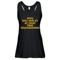 Eerrational Wvu Will Win By At Least Two Touchdowns Ladies Essential Flowy Tank