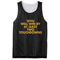 Eerrational Wvu Will Win By At Least Two Touchdowns Mesh Reversible Basketball Jersey Tank