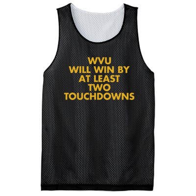 Eerrational Wvu Will Win By At Least Two Touchdowns Mesh Reversible Basketball Jersey Tank