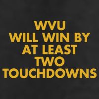 Eerrational Wvu Will Win By At Least Two Touchdowns 25L Jumbo Tote