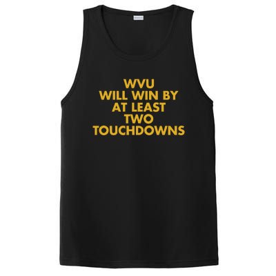 Eerrational Wvu Will Win By At Least Two Touchdowns PosiCharge Competitor Tank