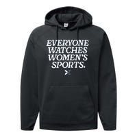 Everyone Watches Women’S Sports Performance Fleece Hoodie