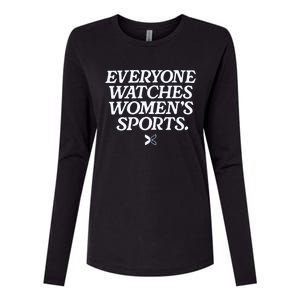 Everyone Watches Women’S Sports Womens Cotton Relaxed Long Sleeve T-Shirt