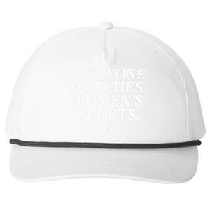 Everyone Watches Women’S Sports Snapback Five-Panel Rope Hat