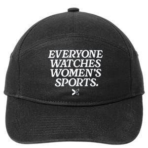 Everyone Watches Women’S Sports 7-Panel Snapback Hat