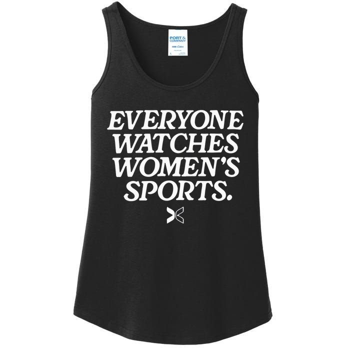 Everyone Watches Women’S Sports Ladies Essential Tank