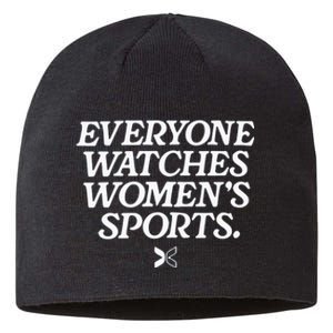 Everyone Watches Women’S Sports Sustainable Beanie