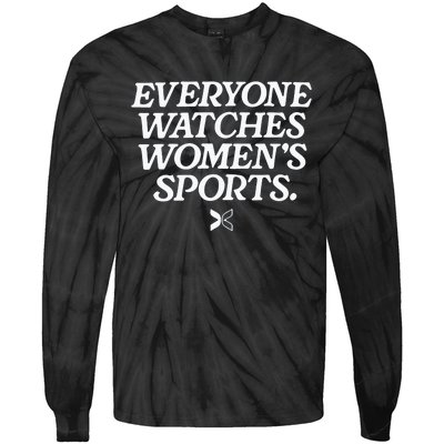 Everyone Watches Women’S Sports Tie-Dye Long Sleeve Shirt