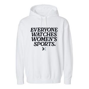 Everyone Watches Women’S Sports Garment-Dyed Fleece Hoodie