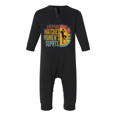 Everyone Watches Wo Sports Infant Fleece One Piece