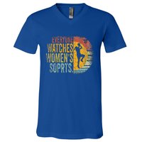 Everyone Watches Wo Sports V-Neck T-Shirt