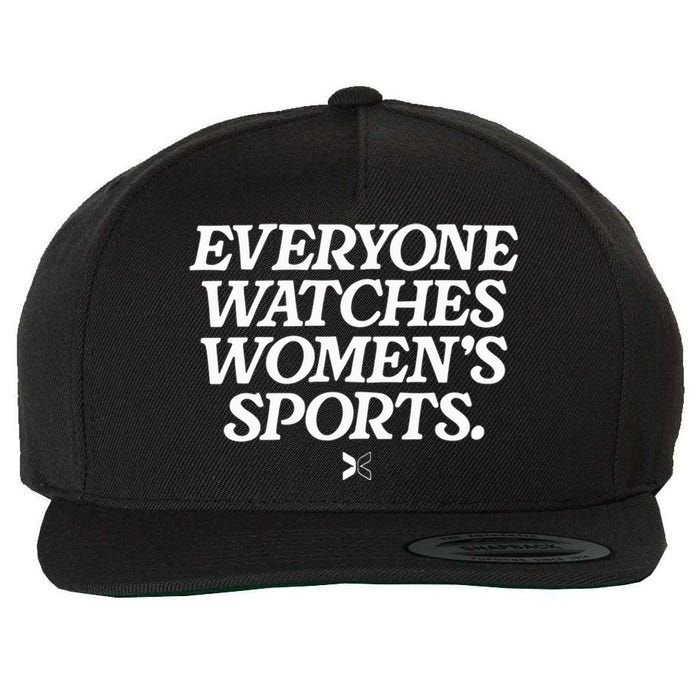 Everyone Watches Women’S Sports Wool Snapback Cap