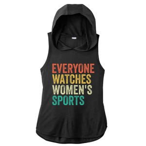 Everyone Watches Women.S Sports Ladies PosiCharge Tri-Blend Wicking Draft Hoodie Tank