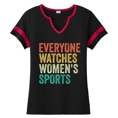 Everyone Watches Women.S Sports Ladies Halftime Notch Neck Tee