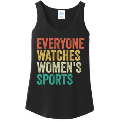 Everyone Watches Women.S Sports Ladies Essential Tank