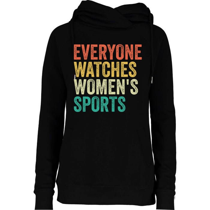 Everyone Watches Women.S Sports Womens Funnel Neck Pullover Hood