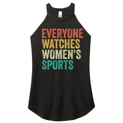 Everyone Watches Women.S Sports Women's Perfect Tri Rocker Tank