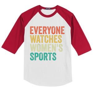 Everyone Watches Women.S Sports Kids Colorblock Raglan Jersey