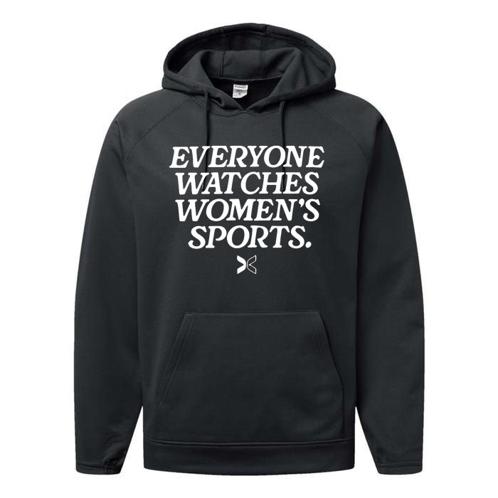 Everyone Watches Women’S Sports Performance Fleece Hoodie