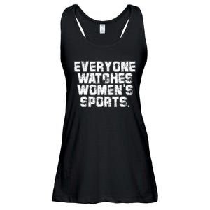 Everyone Watches Women Sports Adult Ladies Essential Flowy Tank