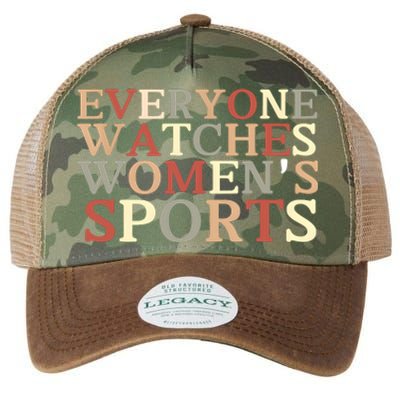 Everyone Watches Women Sports Adult Legacy Tie Dye Trucker Hat