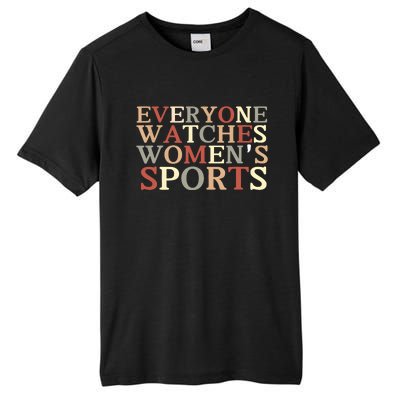 Everyone Watches Women Sports Adult Tall Fusion ChromaSoft Performance T-Shirt