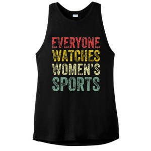 Everyone Watches Women Sports Ladies PosiCharge Tri-Blend Wicking Tank