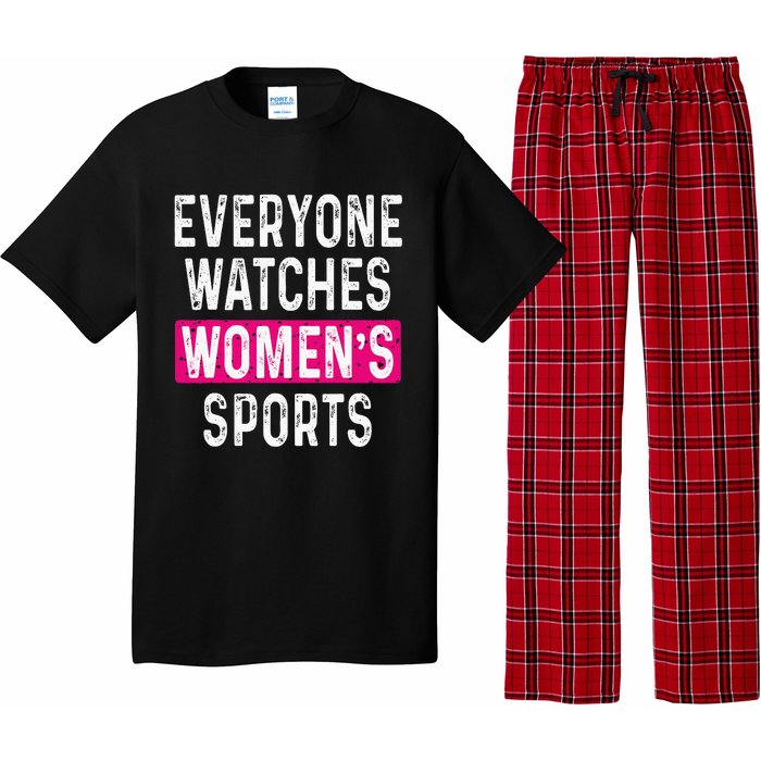 Everyone Watches Women Sports Supports Pajama Set