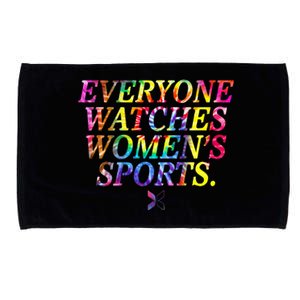 Everyone Watches Women Sports Microfiber Hand Towel