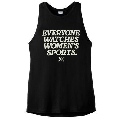 Everyone Watches Women Sports Ladies PosiCharge Tri-Blend Wicking Tank