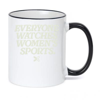 Everyone Watches Women Sports 11oz Black Color Changing Mug