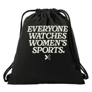 Everyone Watches Women Sports Drawstring Bag