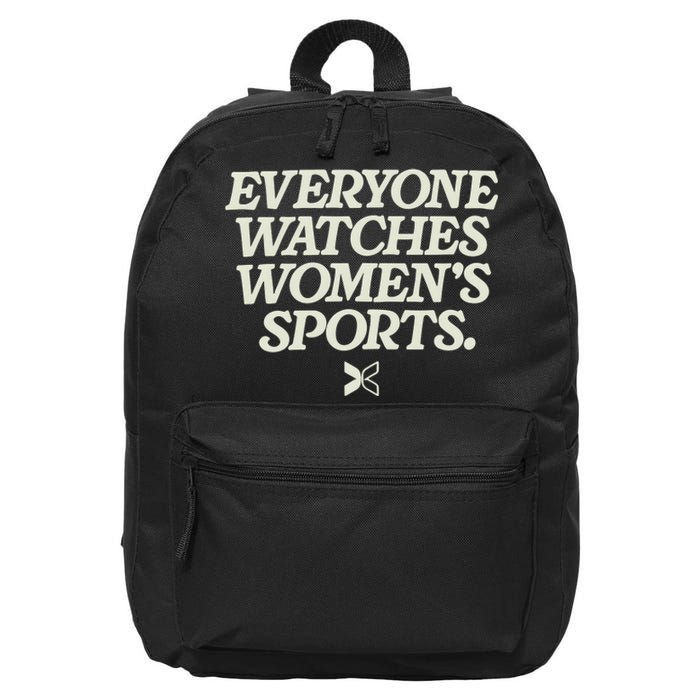 Everyone Watches Women Sports 16 in Basic Backpack