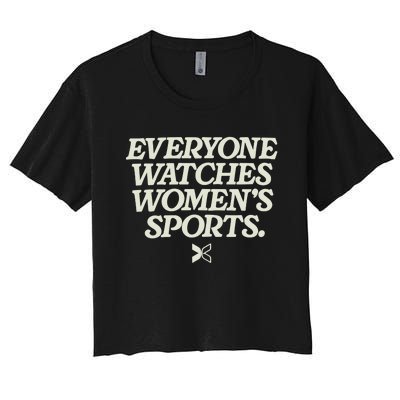 Everyone Watches Women Sports Women's Crop Top Tee