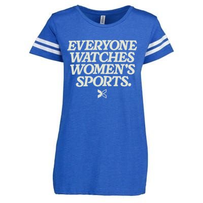 Everyone Watches Women Sports Enza Ladies Jersey Football T-Shirt