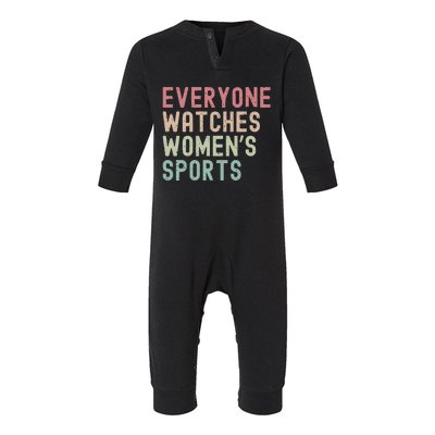 Everyone Watches Women Sports Infant Fleece One Piece