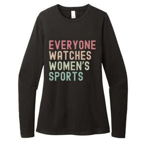 Everyone Watches Women Sports Womens CVC Long Sleeve Shirt